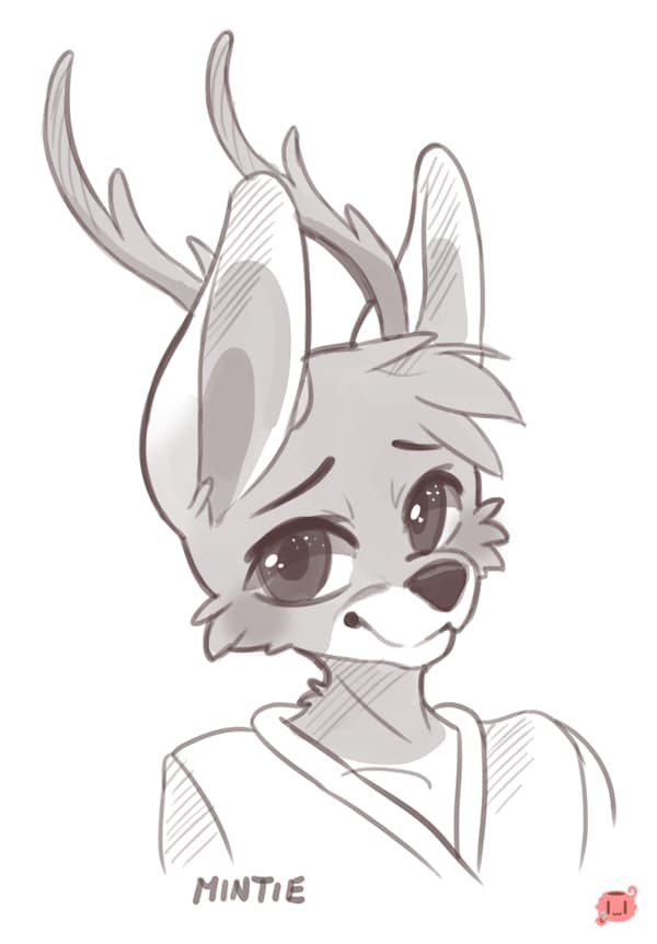 Mintie Sketch - Cinamoncune