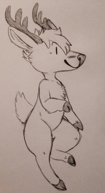 Dearie Deer by Razzbeary